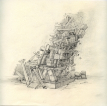 Adrian Johnston_Pencil on Paper_Progress_Lithmus